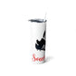 Soccer Mom, Skinny Steel Tumbler with Straw, 20oz, Soccer lovers, Sports, Mini Van