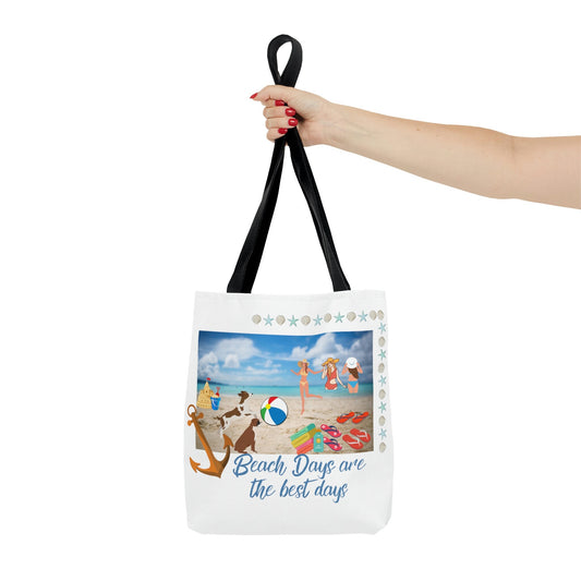 Beach Days Are The Best Days Tote Bag, Weekend bag, Cute Beach Bag, Trip, Gift, Present, Birthday, Christmas, Beach Lover