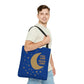 Bag Moon Stars Overnight Bag Gift For Friend Moon Stars Lover Getaway Bag Present For Teen