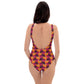 Womens Retro One-Piece Swimsuit