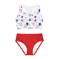 Girls Swimsuit Stars Red White Blue Two Piece