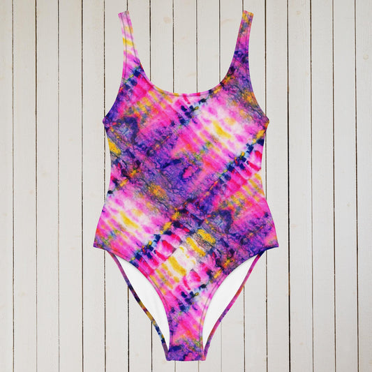 Women's Tie Dye One-Piece Swimsuit