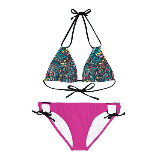 Womens Bikini Geometric Pattern