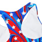 Girls Swimsuit America Swirls Stars Two Piece